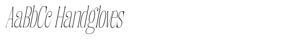Enigera Thin Condensed Italic image