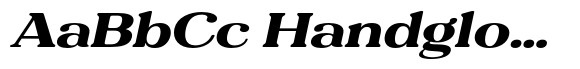Refagio Extra Bold Expanded Italic image