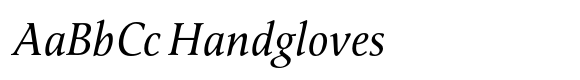 Boge LP Italic image