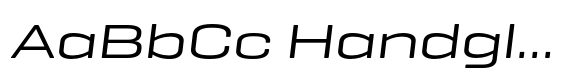 Geogrotesque Expanded Series Geogrotesque Expanded Regular Italic image