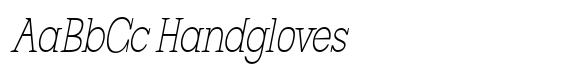 Mj. Marvel Thin Condensed Slanted image