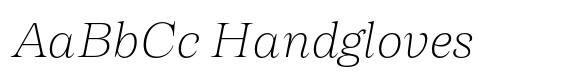 Morison Extralight Italic image