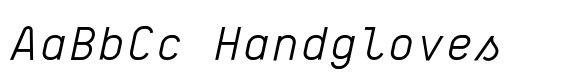 BB Manual Monoв„ў (Pro) Text Semi Regular Italic image