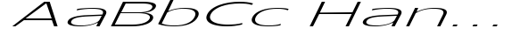 Glorytalk Sans Soft ExtraLight ExtraExpanded Italic image