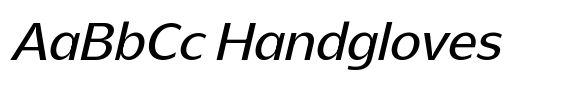 Gosent Oblique Variable font sample
