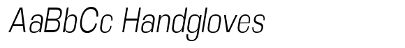 Braskion Extra Light Condensed Oblique image