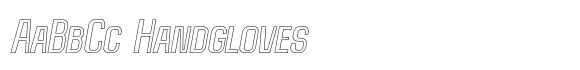 Spacho Extra Light Outline Italic image