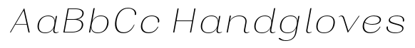 Juligraf Sans Thin Exp Italic image