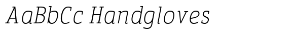Gonia Hairline Italic image