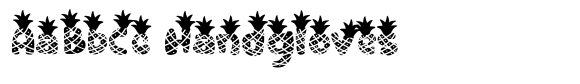 Sandy Toes Pineapple font sample