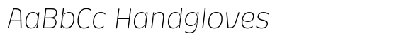 Galilea Sans Thin Italic image