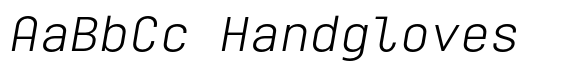 Monospaceland Light Oblique image