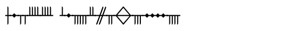 Ongunkan Ogham Family Ongunkan Ogham Regular image