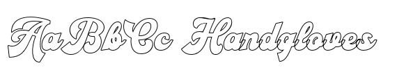 Bastone Diamond Script Outline Regular image