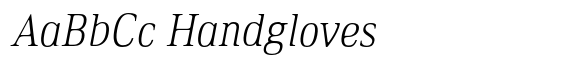 Ethos Condensed Thin Italic image