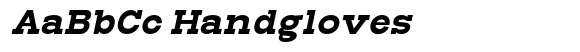 Aristone Slab Bold Expanded Italic image