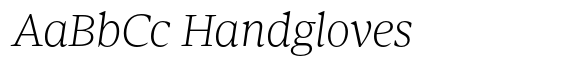 Agna Text Extralight Italic image