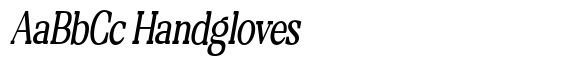 Boldrion Thin Condensed Slanted image