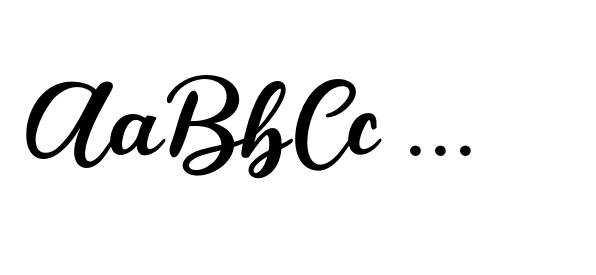 Control spirit font sample