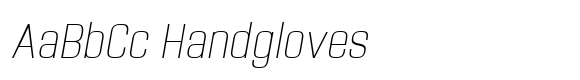 Navine Condensed Thin Italic image