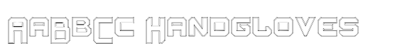 Space Armada Outline font sample