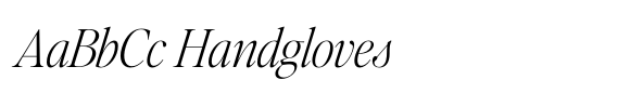 Editors Note Extralight Italic font sample