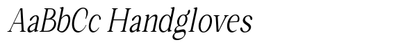 Romantic Editorial Light Condensed Slanted image