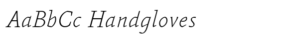 FF Absara Std Thin Italic image
