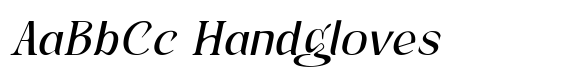 Avander Italic font sample