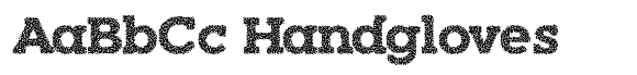 Hundra Speckle font sample