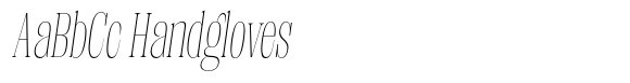 Fenoura Extra Light Condensed Slant image
