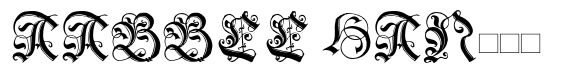 1543 German Deluxe Initials image