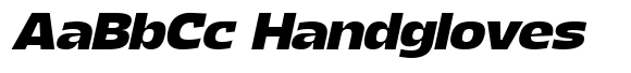 Calogen Bold Expanded Italic image