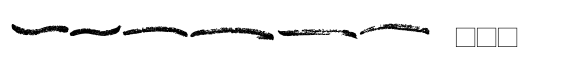 Shardie Brush Underlines font sample
