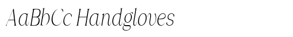 Mugnelis Thin Condensed Italic image