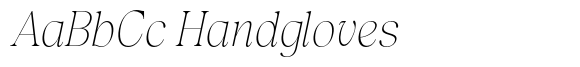 Lah Kagok Thin Italic font sample