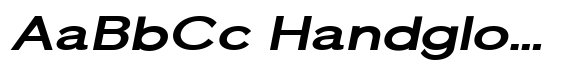 Quenova Bold Expanded Italic image