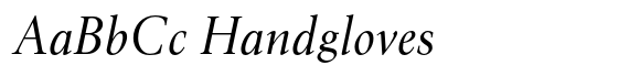 Gmuender Antiqua Pro Italic image