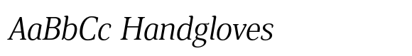 Cabot Condensed Book Italic image