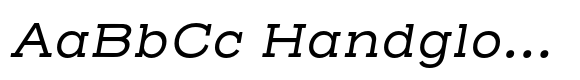 Henderson Slab Regular Italic image