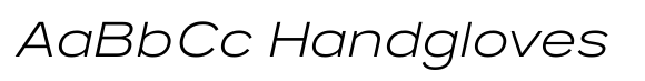 GC Monza Sans Extra Light Expanded Italic image