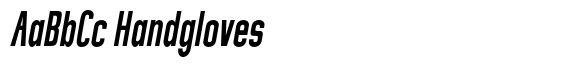 Giselax Black Condensed Slanted image