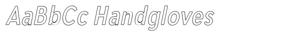 Aukim II Outline Medium Condensed Italic image
