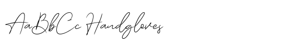 Cherish Palmer font sample