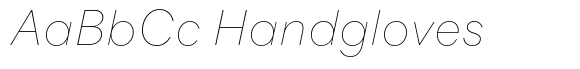 Flink Neue Thin Italic font sample