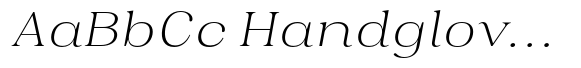 Juligraf Serif Extra Light Exp Italic image