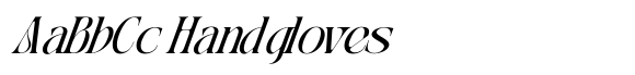 Moshra Italic font sample