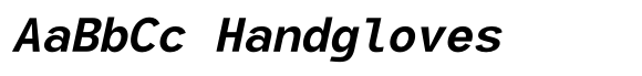 Glamure Mono Semi Bold Italic image