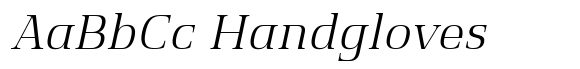 Suwannason Light Italic font sample