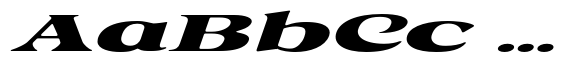 Astone Nisam Italic Soft Extra Expanded Italic image